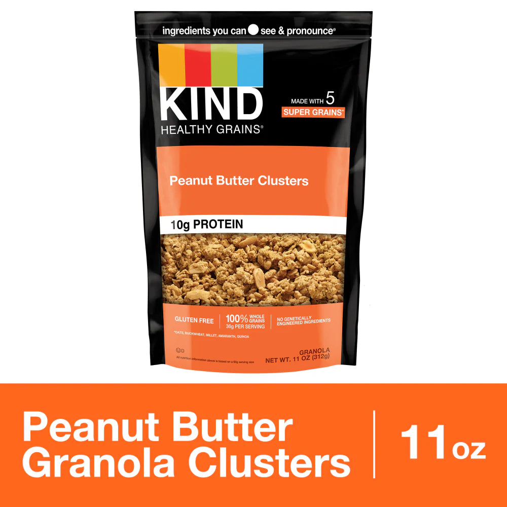 KIND Healthy Grains Oats & Honey with Toasted Coconut Granola Clusters 11 Oz.