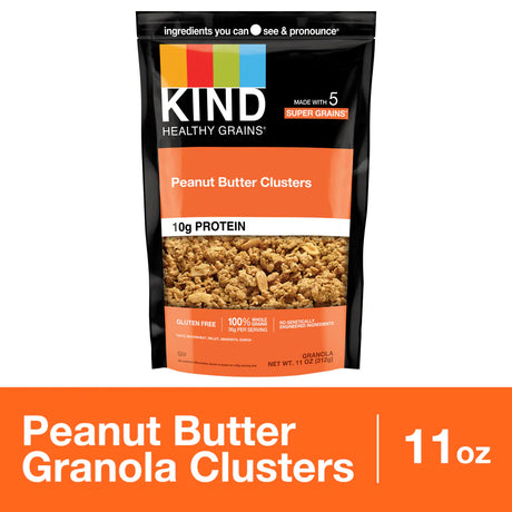 KIND Healthy Grains Oats & Honey with Toasted Coconut Granola Clusters 11 Oz.