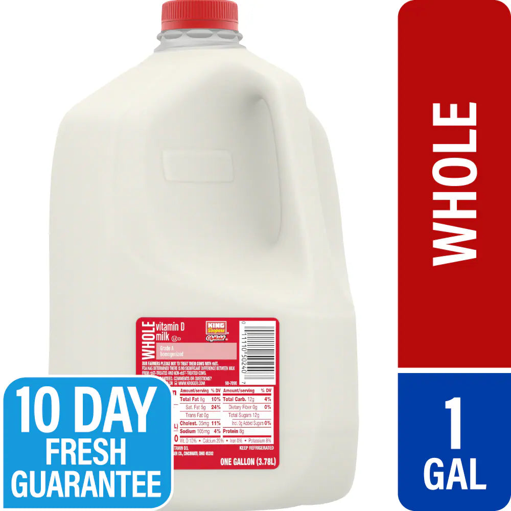 King Soopers® City Market® Vitamin D Whole Milk Gallon
