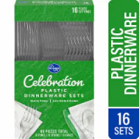 Kroger® Celebration Plastic Dinnerware Sets