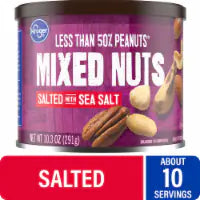 Kroger® Salted with Sea Salt Mixed Nuts 10 Oz
