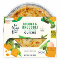 La Terra Fina® Cheddar & Broccoli Quiche