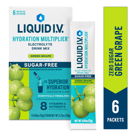 Sugar Free Liquid IV Electrolyte Drink Mix