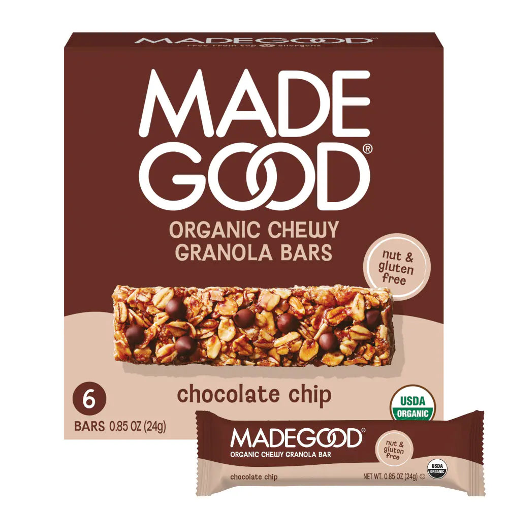 MadeGood™ Chocolate Chip Granola Bars 6pk