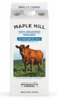 Maple Hill® Organic 100% Grassfed 2% Reduced Fat Milk 1/2 Gallon