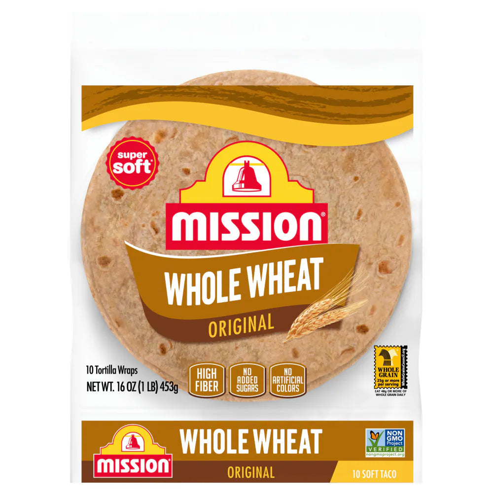 Mission Super Soft Soft Taco Size Flour Tortillas 10 Ct