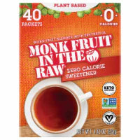 Monk Fruit In The Raw® Zero Calorie Sweetener Packets 40 Ct