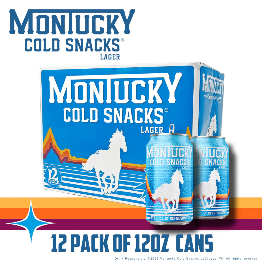 Montucky Cold Snacks American Lager Beer 12 Pack