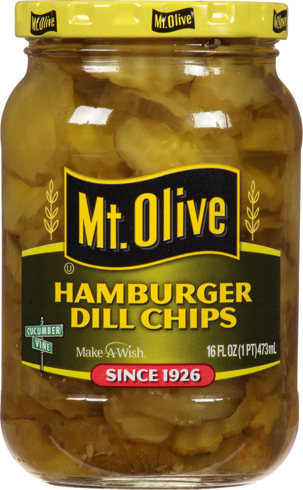 Mt. Olive Hamburger Dill Pickle Chips