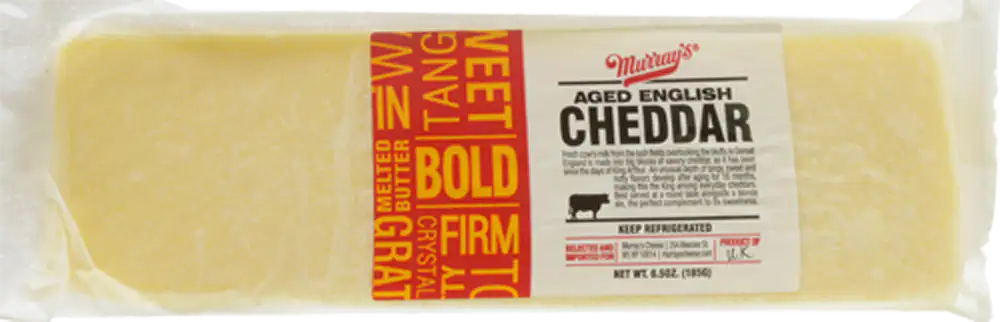 Murray's Sharp White Cheddar Cheese Block 8 Oz