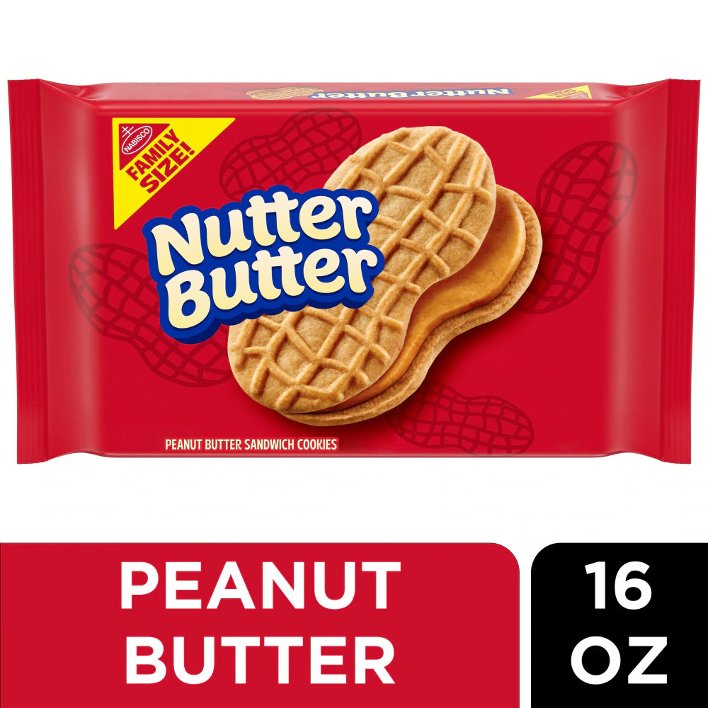 NUTTER BUTTER Peanut Butter Sandwich Cookies