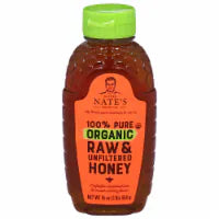Nature Nate's® 100% Pure Organic Raw & Unfiltered Honey