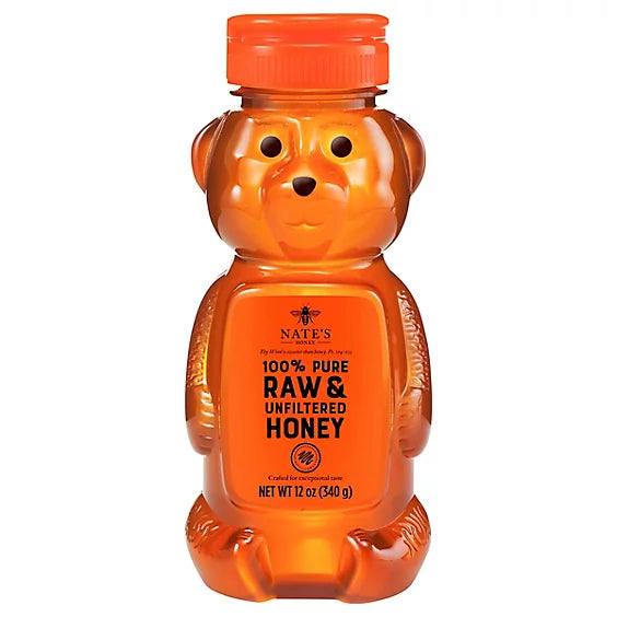 Nature Nate's® 100% Pure Raw & Unfiltered Honey 12 Oz