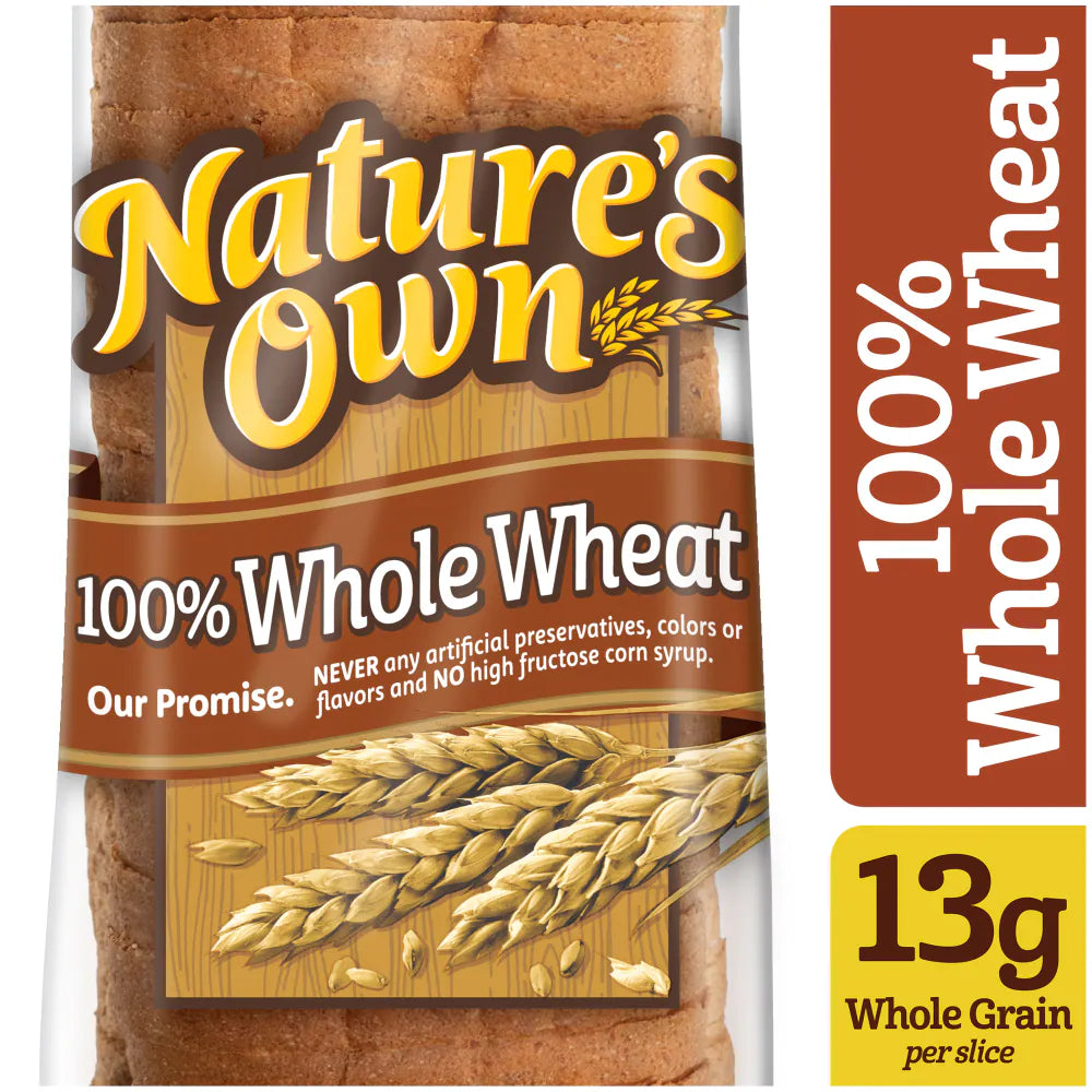 Nature's Own 100% Whole Grain Wheat Bread