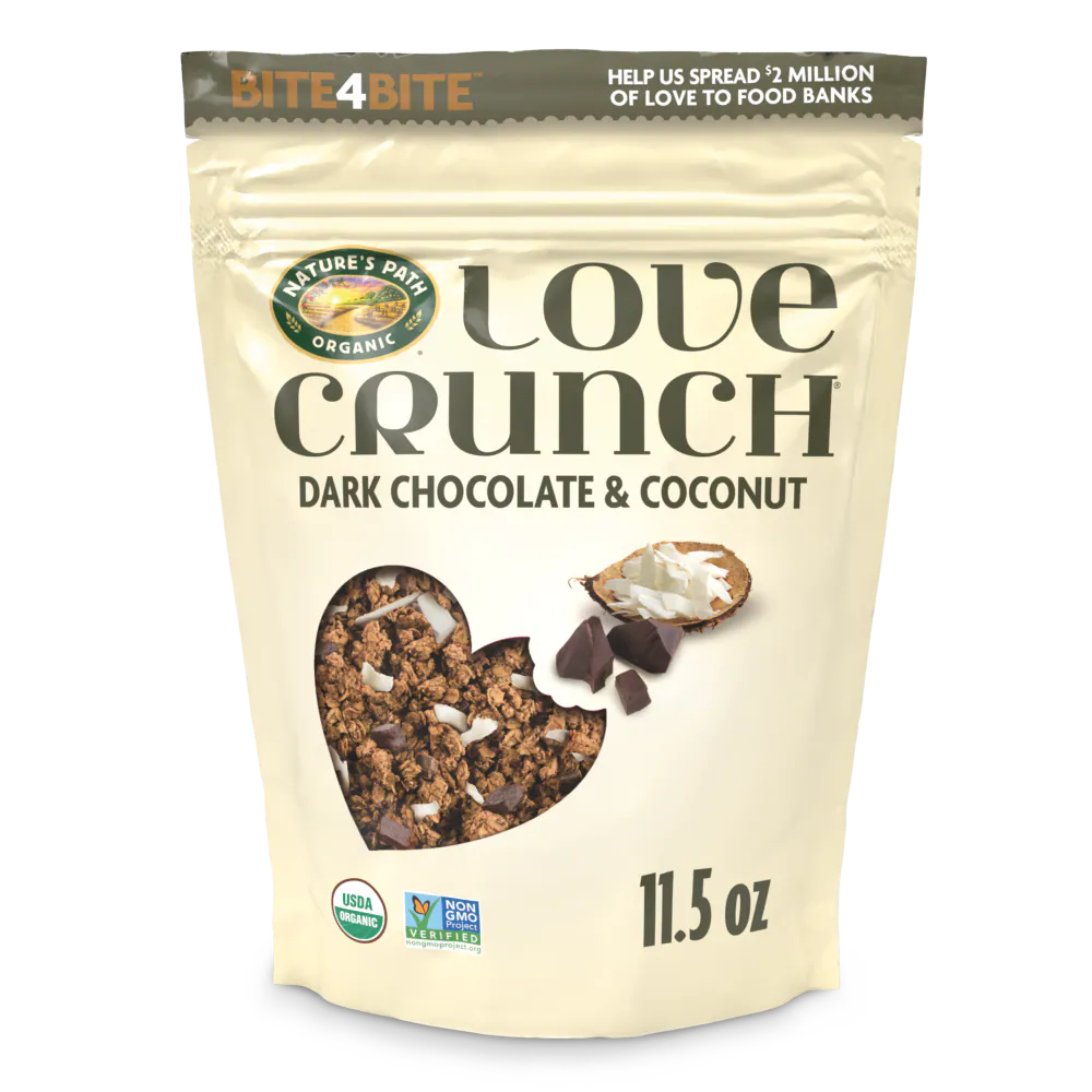 Nature's Path Love Crunch Dark Chocolate & Red Berries Granola 12 Oz