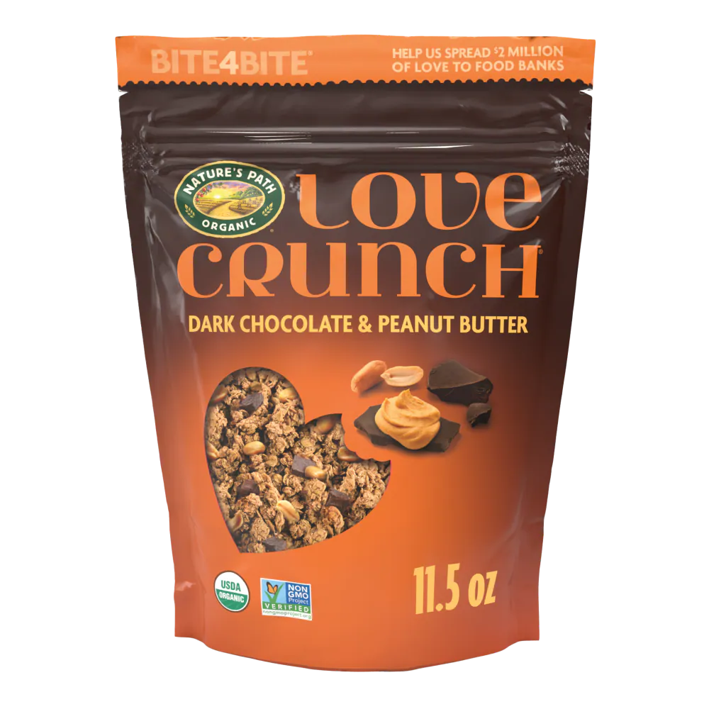 Nature's Path Love Crunch Dark Chocolate & Red Berries Granola 12 Oz