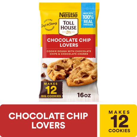 Chocolate Chip Cookie Dough Ready to Bake Cookie Dough