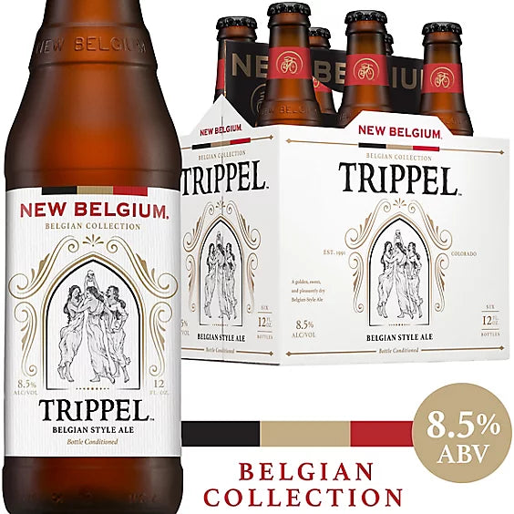 New Belgium Trippel Belgian Style Ale Craft Beer 6 Pk