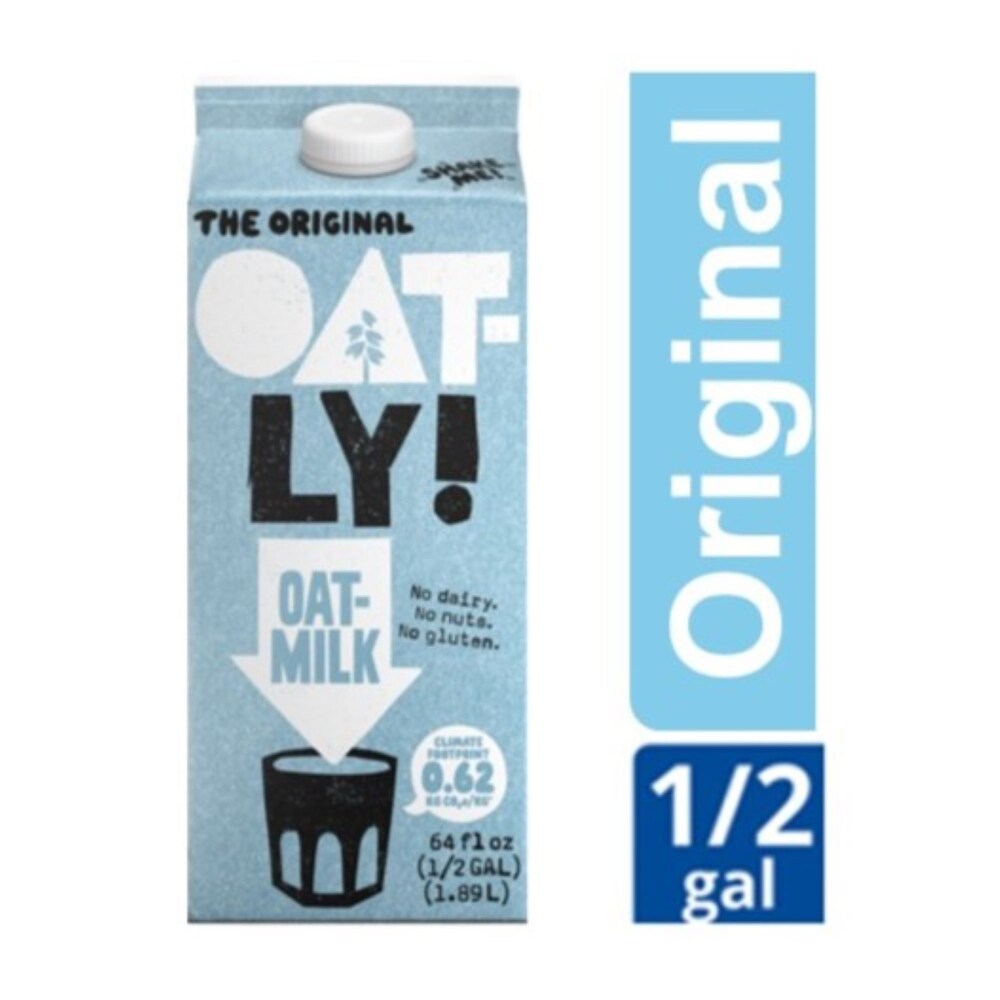 Oatly Dairy Free Original Oatmilk 1/2 Gallon