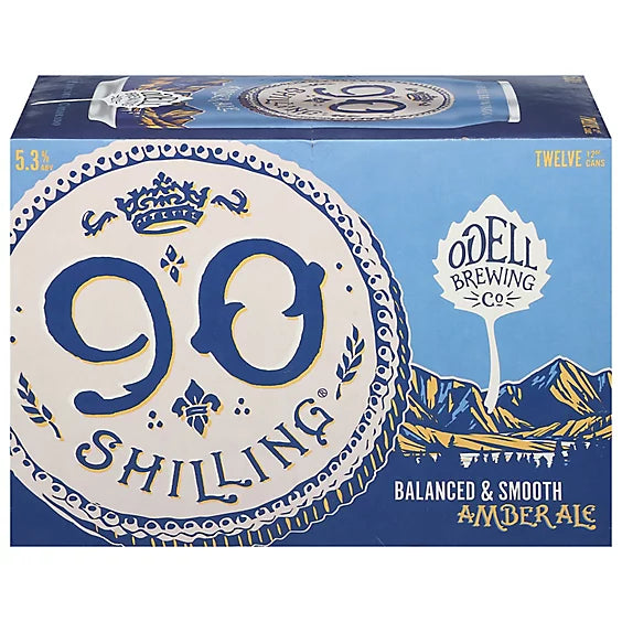 Odell Brewing 90 Shilling Amber Ale Craft Beer 12 Pk