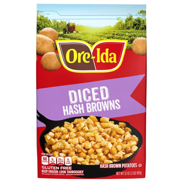 Ore-Ida Shredded Hash Browns Frozen Potatoes
