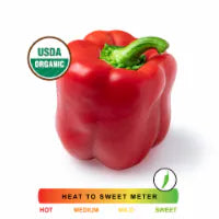Organic Fresh Red Bell Pepper
