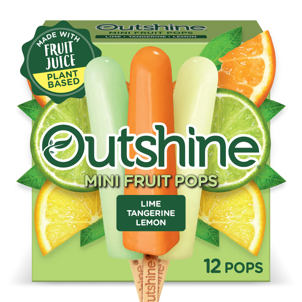 Outshine® Strawberry Lime Raspberry Variety Pack Fruit Bars