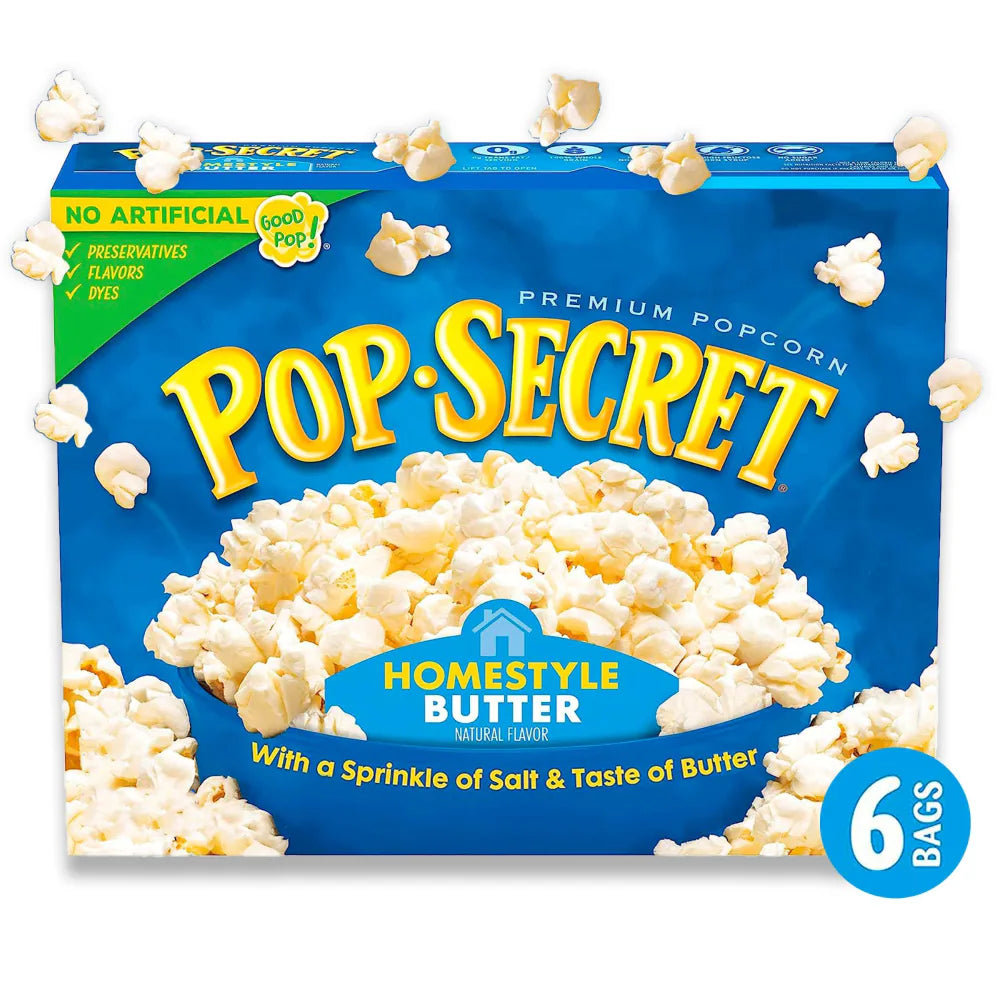Pop Secret Microwave Popcorn Homestyle Butter Flavor