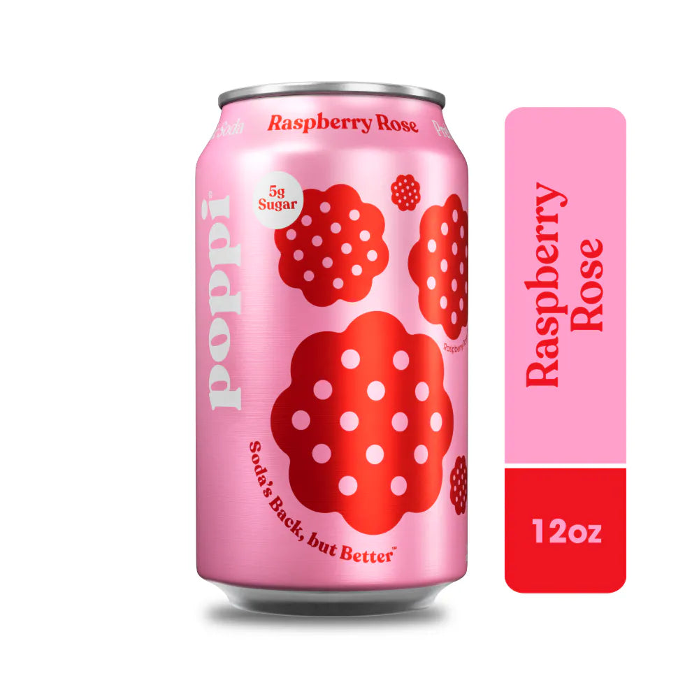 Poppi Lemon Lime Prebiotic Soda Can