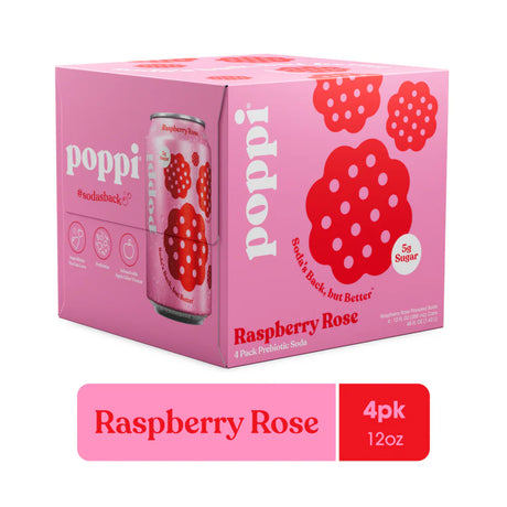 Poppi Prebiotic Soda Cans 4 Pack