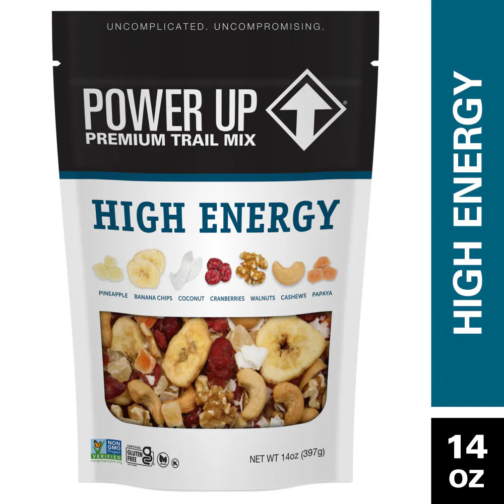 Power Up Mega Omega Trail Mix 14 Oz