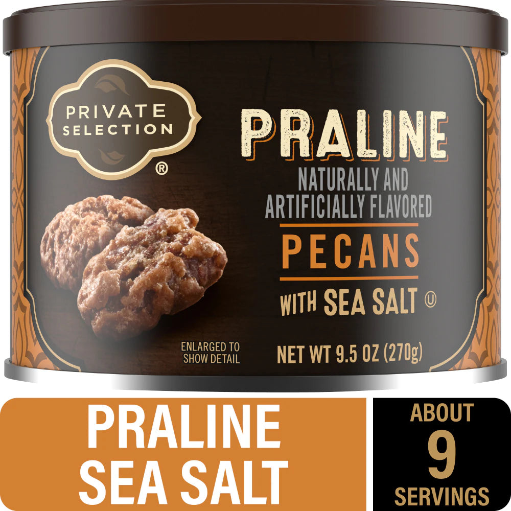 Private Selection® Kettle Cooked Sea Salted Caramel Cashews 8 Oz
