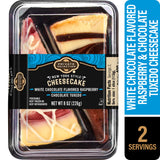 Private Selection® New York Style Chocolate Tuxedo and Classic Cheesecake Slices 2 Ct