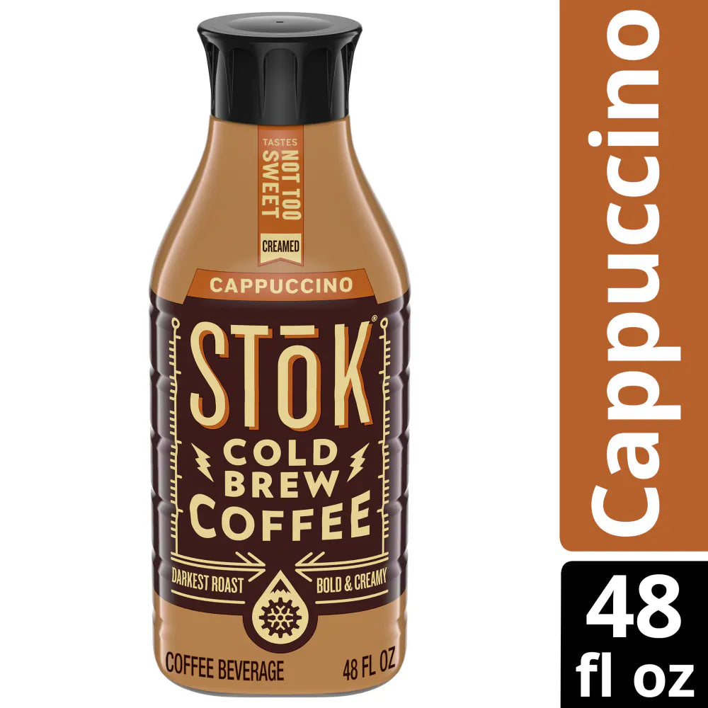 SToK Unsweet Cold Brew Medium Roast Black Iced Coffee 48 Oz
