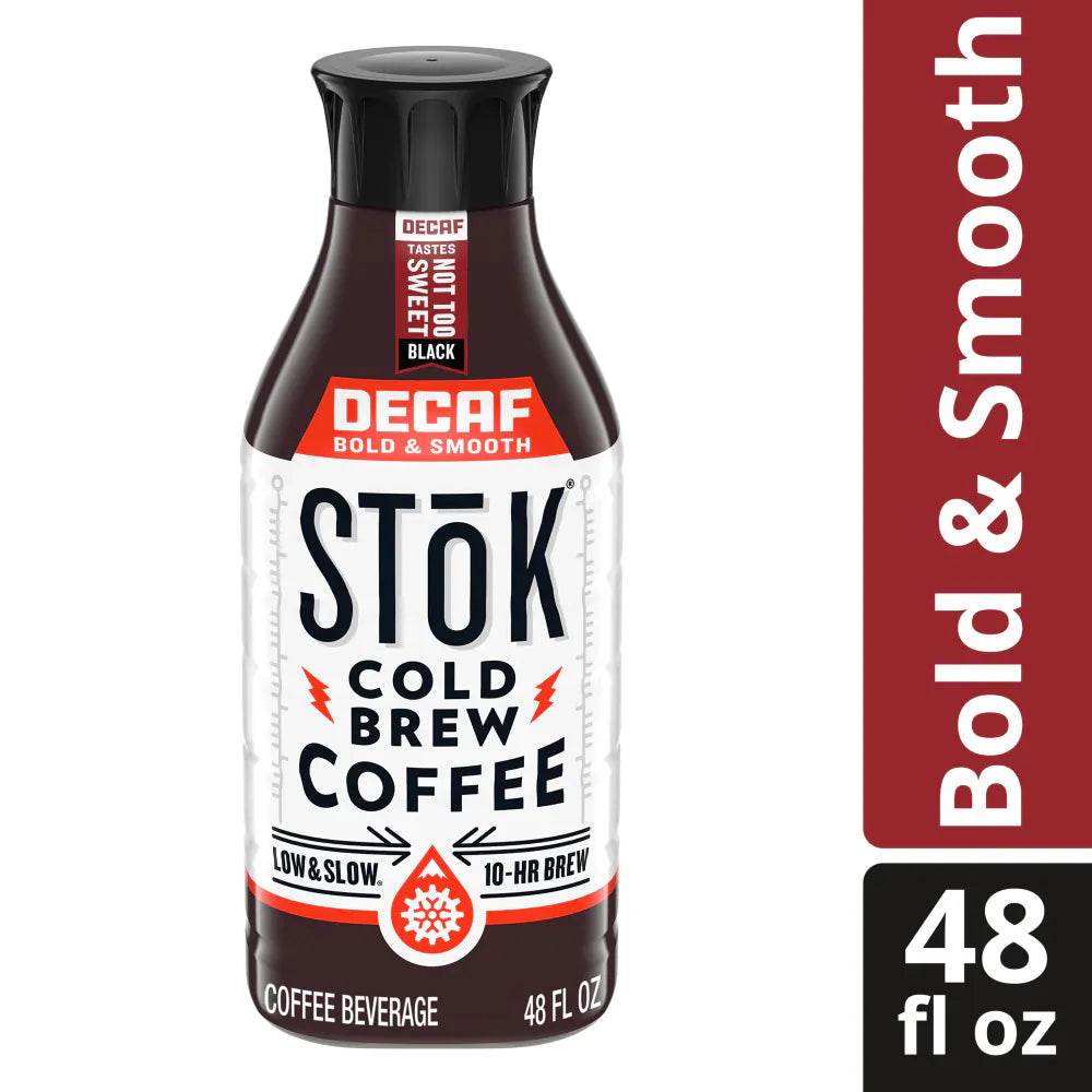 SToK Unsweet Cold Brew Medium Roast Black Iced Coffee 48 Oz