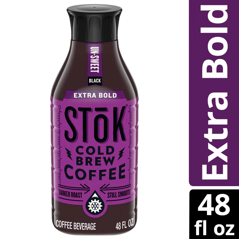 SToK Unsweet Cold Brew Medium Roast Black Iced Coffee 48 Oz