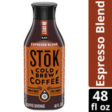 SToK Unsweet Cold Brew Medium Roast Black Iced Coffee 48 Oz