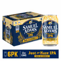 Samuel Adams Just the Haze Non-Alcoholic IPA Beer 6 Pk