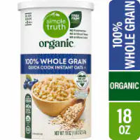 Simple Truth Organic® 100% Whole Grain Rolled 1 Minute Oats