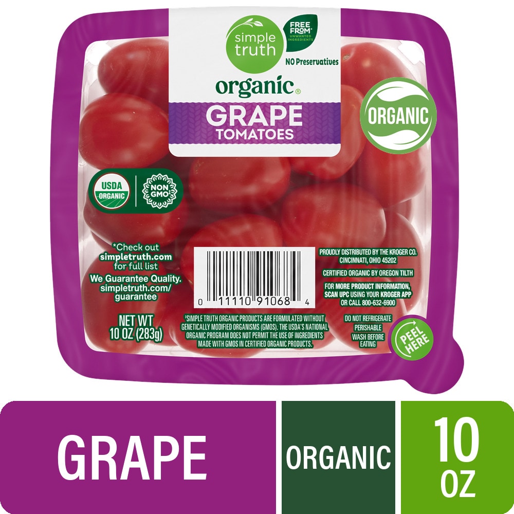Simple Truth Organic® Fresh Grape Snacking Tomatoes 10 Oz
