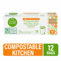 Simple Truth® 13 Gallon Compostable Tall Kitchen Trash Bags