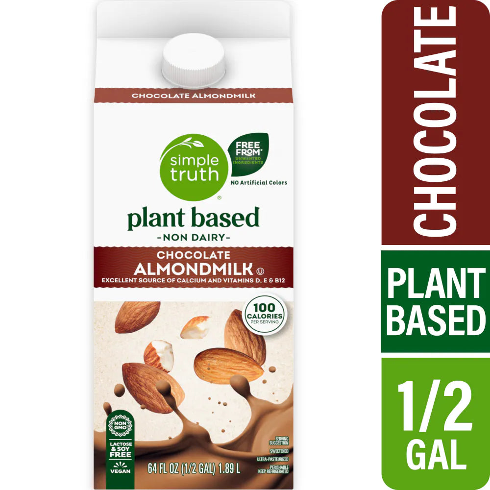 Simple Truth® Dairy Free Chocolate Almond Milk Half Gallon