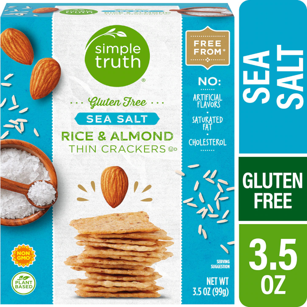 Simple Truth­® Gluten Free Sea Salt Rice & Almond Crisps Crackers