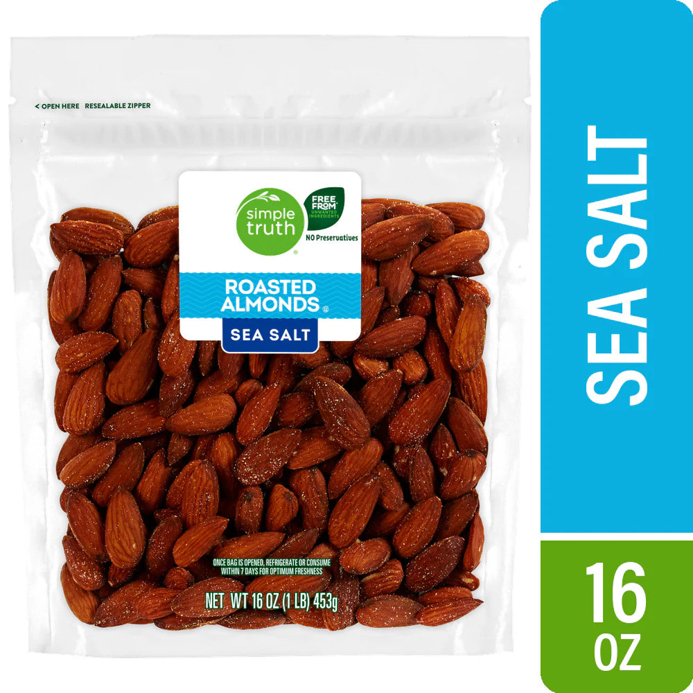 Simple Truth® Sea Salt Roasted Almonds 16 Oz