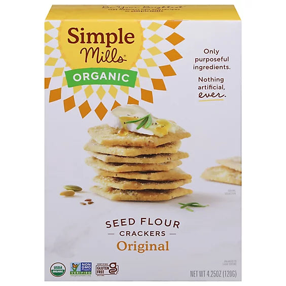 Simple Mills® Fine Ground Sea Salt Almond Flour Crackers