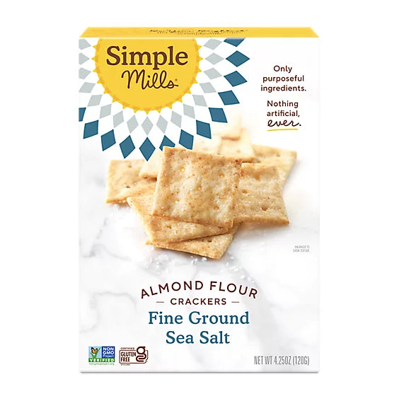 Simple Mills® Fine Ground Sea Salt Almond Flour Crackers
