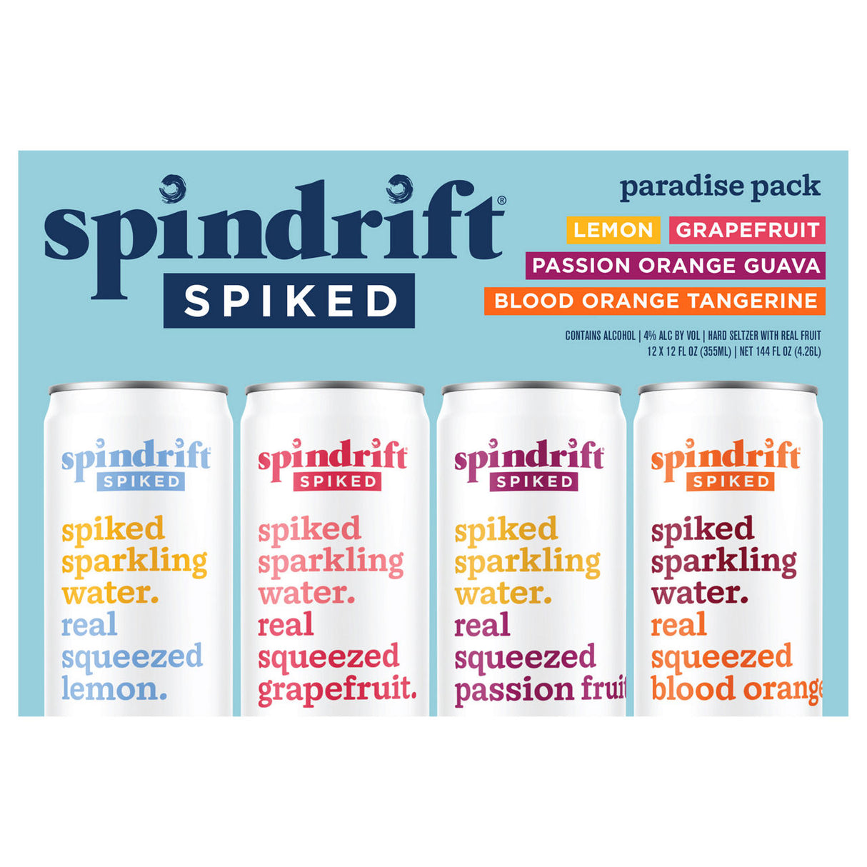 Spindrift Spiked® Hard Sparkling Water Variety Pack