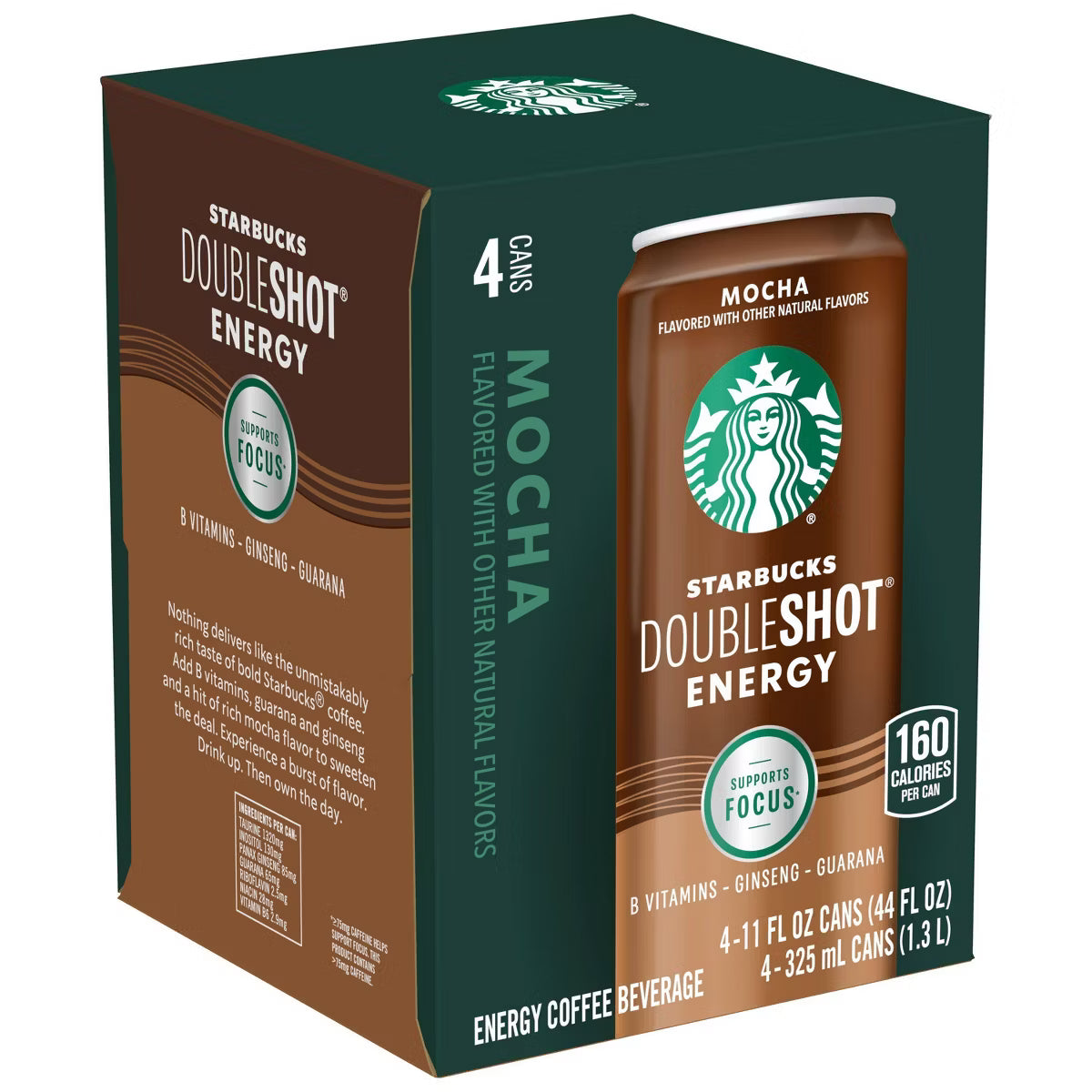 Starbucks Doubleshot Energy Mocha - 4pk/11 fl oz Cans