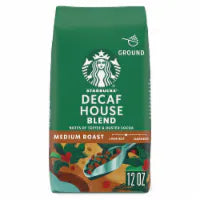 Starbucks House Blend Medium Roast Hot or Iced Ground Coffee 12 Oz