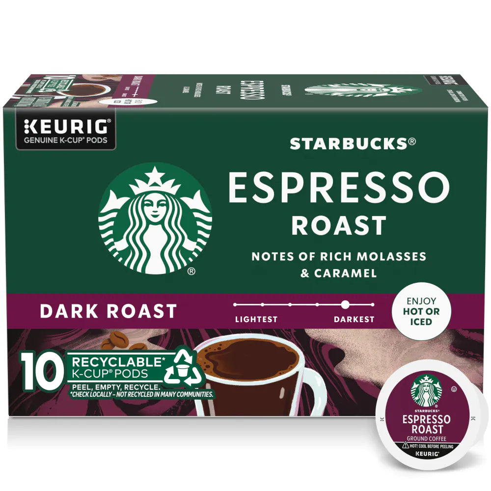 Starbucks Pike Place Roast Medium Roast  K-Cup Coffee Pods 10ct.